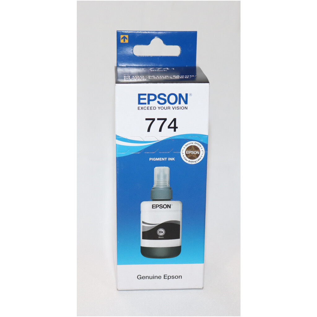 Epson T7741 Black 140ML Genuine Pigment Ink Bottle (C13T774100) - The ...